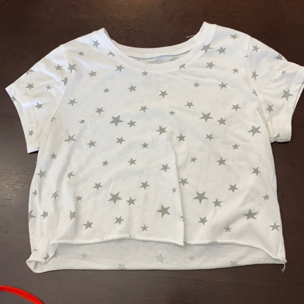 star cropped shirt
